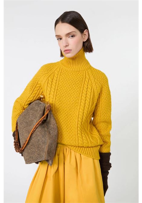 Dolcevita in filato di lana Aran MAX MARA WEEKEND | 2625366016600001